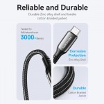 Кабель Type-C-Type-C Vention Zinc Alloy Shell E-Marker Chip 100W 5A 480Mbps 2m Black (CTKBH)