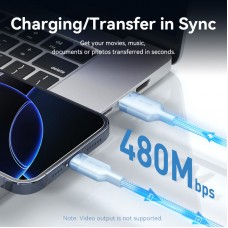 Кабель USB-Type-C Vention Alum Alloy Shell 3A 60W 480Mbps 2m Black (CTNBH)