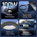 Кабель Type-C-Type-C 3.2 Gen2 Vention TPE Nylon Braided 4K 60Hz 100W 5A 10Gbps 1m White (TRGWF)