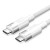 Кабель Type-C-Type-C 3.2 Gen2 Vention TPE Nylon Braided 4K 60Hz 100W 5A 10Gbps 1m White (TRGWF)