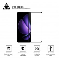 Защитное стекло ArmorStandart Pro для OPPO Reno13 F 4G / Reno13 F 5G / Reno13 FS 5G Black (ARM82922)