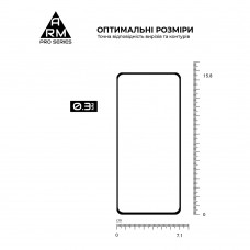 Защитное стекло ArmorStandart Pro для OPPO Reno13 F 4G / Reno13 F 5G / Reno13 FS 5G Black (ARM82922)