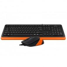 Комплект клавиатура + мышь A4Tech F1010 Black/Orange