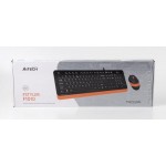 Комплект клавиатура + мышь A4Tech F1010 Black/Orange