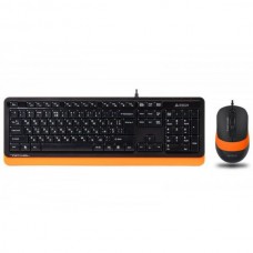 Комплект клавиатура + мышь A4Tech F1010 Black/Orange