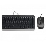 Комплект клавиатура + мышь A4Tech Fstyler F1110 Grey USB