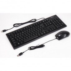 Комплект клавиатура + мышь A4Tech KR-8372 Black