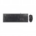 Комплект клавиатура + мышь A4Tech KR-8372 Black