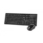 Комплект клавиатура + мышь Wireless A4Tech 4200N (GR-92+G3-200N) Black