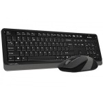 Комплект клавиатура + мышь Wireless A4Tech FG1010 Black/Grey