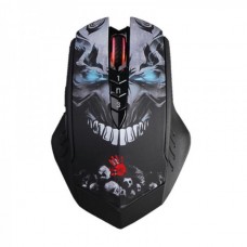 Мышь Wireless A4Tech R80 Plus Bloody (Skull) Black