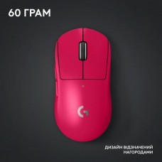 Мышь Wireless Logitech G Pro X Superlight 2 Magenta (910-006797)