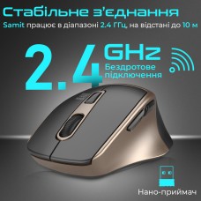 Мышь Wireless Promate Samit Gold