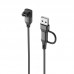 Кабель 2 в 1 Type-C/USB Elbow 90° PVC SK для Garmin (Quatix 8) (Venu X1/3/3S) (Vívoactive 6/D2 Mach1 Pro/1/Air X10) Black (1005009470026126A1)