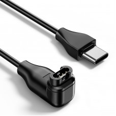 Кабель Type-C Elbow 90° SK для Garmin (Forerunner 970/570/165/55/45 Plus) (D2 Mach 1Pro/Mach1 Air/X10) Black (1005008835909099F)