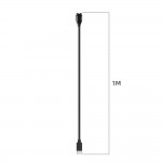 Кабель Type-C SK для Garmin (Fenix 8/7/6/E) (Tactix 8) (Instinct E/3 (Enduro 3) Black (1005008762462235A)