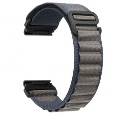 Ремешок Polyester ArmorStandart AlpinaStyle для Garmin 26 mm Blue (ARM85683)