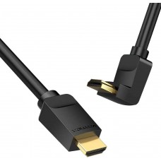 Кабель HDMI-HDMI v.2.0 Vention 4K 60Hz 18Gbps 90° Degree Right 3m Black (AARBI)