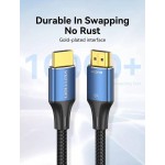 Кабель HDMI-HDMI v.2.1 Vention 8K 60Hz 4K 144Hz 2K 240Hz 48Gbps Cotton Braided 2m Black (ALGLH)