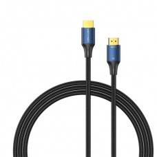 Кабель HDMI-HDMI v.2.1 Vention 8K 60Hz 4K 144Hz 2K 240Hz 48Gbps Cotton Braided 3m Black (ALGLI)