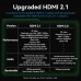 Кабель HDMI-HDMI v.2.1 Vention 8K 60Hz 4K 240Hz/144Hz/120Hz 48Gbps PVC Braided Ultra 1m Black (ALOGF)