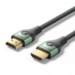Кабель HDMI-HDMI v.2.1 Vention 8K 60Hz 4K 240Hz/144Hz/120Hz 48Gbps PVC Braided Ultra 2m Black (ALOGH)