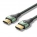 Кабель HDMI-HDMI v.2.1 Vention 8K 60Hz 4K 240Hz/144Hz/120Hz 48Gbps PVC Braided Ultra 2m Black (ALOGH)