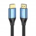 Кабель Vention HDMI-HDMI v2.0 4K 60Hz 3m Aluminum Alloy Blue (ALHSI)