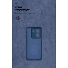 Чехол накладка ArmorStandart TPU ICON для Xiaomi Poco M7 Pro 5G Camera cover Dark Blue (ARM83148)