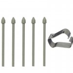 Наконечник SK для стилуса Samsung S22 S23 S24 S25 Ultra (5шт) Grey