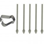 Наконечник SK для стилуса Samsung S22 S23 S24 S25 Ultra (5шт) Grey