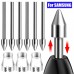 Наконечник SK Metall износостойкий для стилуса Samsung S22 S23 S24 S25 Ultra (3шт) Silver