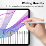 Наконечник SK Metall износостойкий для стилуса Samsung Tab S10 S11 FE Ultra Plus Lite (3шт) Silver