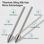 Наконечник SK Metall износостойкий для стилуса Samsung Tab S10 S11 FE Ultra Plus Lite (3шт) Silver