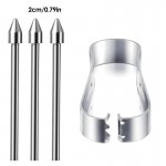 Наконечник SK Metall износостойкий для стилуса Samsung Tab S9 S9 FE S9+ S9 FE+ (3шт) Silver Наконечник SK Metall износостойкий для стилуса Samsung Tab S9 S9 FE S9+ S9 FE+ (3шт) Silver
