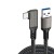Кабель USB-Type-C Daogu 90° Degrees Oculus Quest Gen2 Link VR USB 3.2 Gen2 10Gbps PD 60W 3A 3m Black