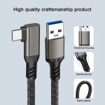Кабель USB-Type-C Daogu 90° Degrees Oculus Quest Gen2 Link VR USB 3.2 Gen2 5Gbps PD 60W 3A 5m Black Кабель USB-Type-C Daogu 90° Degrees Oculus Quest Gen2 Link VR USB 3.2 Gen2 5Gbps PD 60W 3A 5m Black