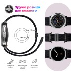 Ремешок ArmorStandart Braided Solo Loop для Samsung Watch 8 / 8 Classic (20x113 mm) Charcoal (ARM87353)