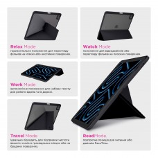 Чехол книжка TPU ArmorStandart Y-Type PEN для Xiaomi Redmi Pad 2 Black (ARM87406)