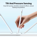 Стилус для планшета Apple iPad A16 Air 11 5 4 Pro 11th 13 12.9 M4 M3 M2 SK Active Magnetic White