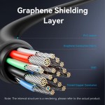 USB HUB Vention 6 в 1 Type-C-HDMI-RJ45-USB-PD 2USB 3.0 2Type-C 3.2 PD 100W 4K 60Hz 0.15m Grey (TGNHB)