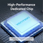 USB HUB Vention 6 в 1 Type-C-HDMI-RJ45-USB-PD 2USB 3.0 2Type-C 3.2 PD 100W 4K 60Hz 0.15m Grey (TGNHB)