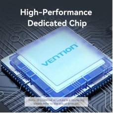 USB HUB Vention 6 в 1 Type-C-HDMI-RJ45-USB-PD 2USB 3.0 2Type-C 3.2 PD 100W 4K 60Hz 0.15m Grey (TGNHB)