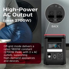 Зарядна станція Energizer 1800Вт (1536Вт/г) AC LiFePo4MPPTUPS PD 100W 2Type-C 2USB