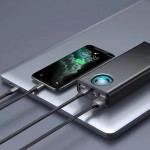 УМБ Baseus Amblight Digital Display 30000mAh 65W PDQC 2Type-C 4USB 3A Black