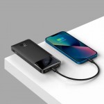 УМБ Baseus Bipow Overseas Edition 10000mAh 20W 1Type-C 2USB 3A Black УМБ Baseus Bipow Overseas Edition 10000mAh 20W 1Type-C 2USB 3A Black