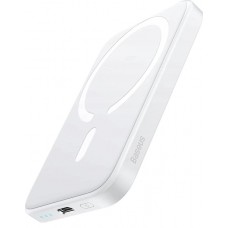 УМБ Baseus Magnetic Qi Wireless Mini Air 6000mAh 20W PDQC 1Type-C 3A White