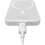 УМБ Baseus Magnetic Qi Wireless Mini Air 6000mAh 20W PDQC 1Type-C 3A White