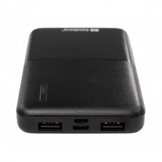 УМБ Sandberg 10000mAh Saver 20W 3A PDQC 3.0 PowerThru 2USB 1Type-C Black