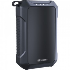 УМБ Sandberg Hand Warmer з обігрівачем рук 10000mAh 2A 1USB 1Type-C PowerThru LED ліхтар 1W Black